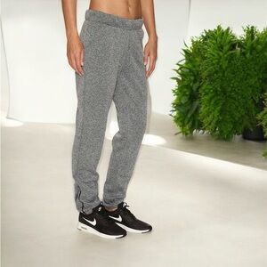 Nike Pants men’s size Small Gray Therma Training Athletic Zip Ankles